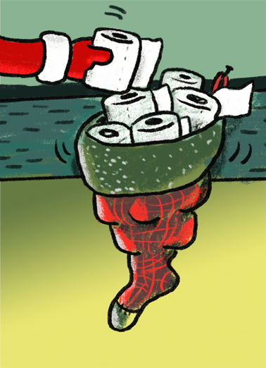 TP Stocking Coronavirus Ecard Cover