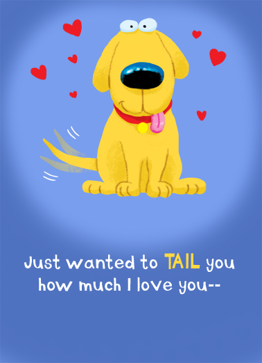 Tail You Valentine's Day Ecard Cover