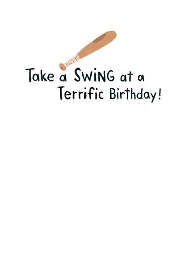 Take A Swing  Card Inside