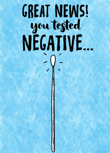 Tested Negative Quarantine Ecard Cover