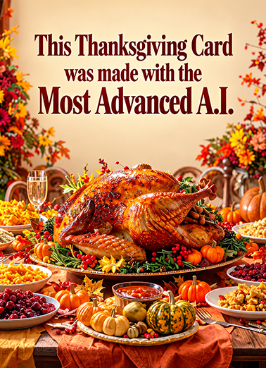 Thanksgiving Advanced AI  Card Cover
