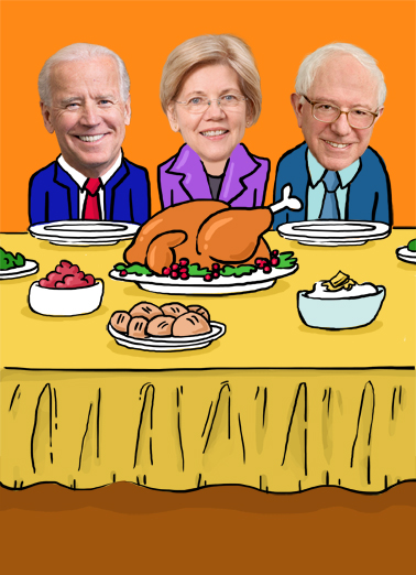 Thanksgiving Democrats  Card Cover