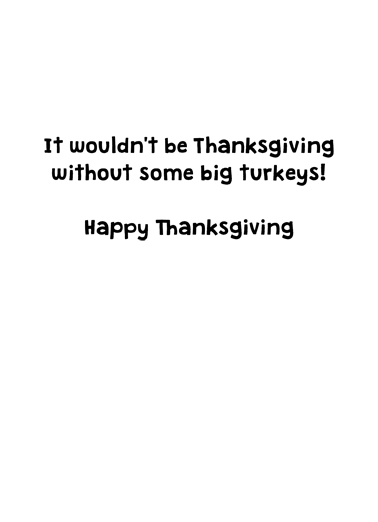Thanksgiving Democrats Thanksgiving Card Inside