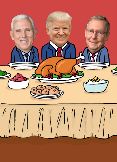 Thanksgiving Republicans Thanksgiving Card Cover