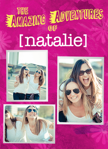 The Amazing Adventures - Funny Add Your Photo Card to personalize and send.