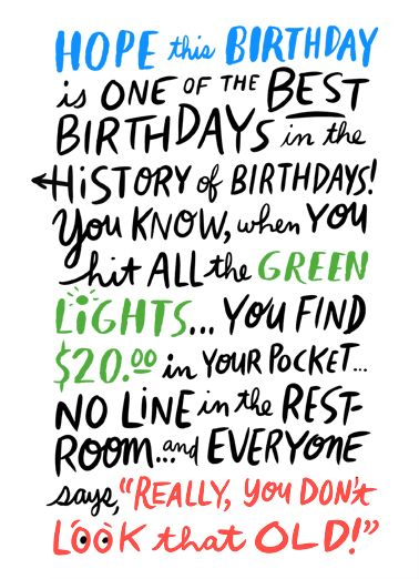 The Best Birthdays Birthday Ecard Cover