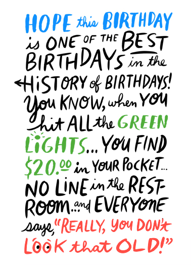 The Best Birthdays  Ecard Cover