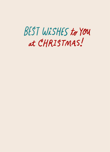 The Best Christmas Lettering Ecard Inside