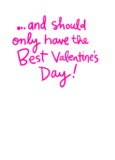 The Best Valentine Valentine's Day Ecard Inside