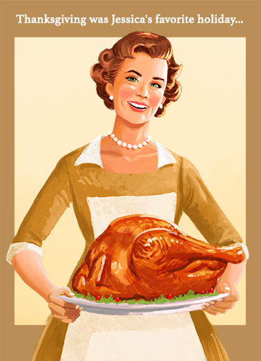The Bird Thanksgiving Card Cover