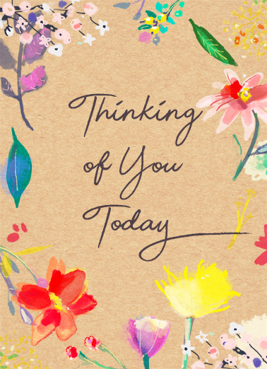 Thinking of You Today  Card Cover