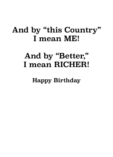 This Country 5x7 greeting Card Inside