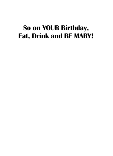 This is Mary Birthday Ecard Inside