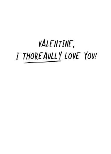 Thoreaully Valentine's Day Card Inside