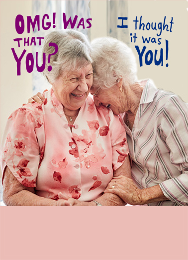 Thought That Was You Young at Heart Ecard Cover