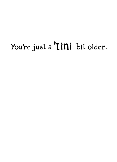 Tini Older Drinking Ecard Inside