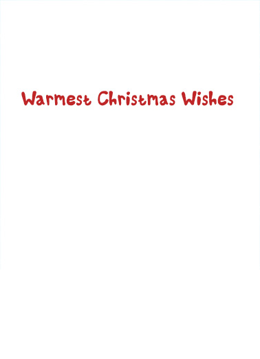 Tis the Season Tree Christmas Wishes Card Inside