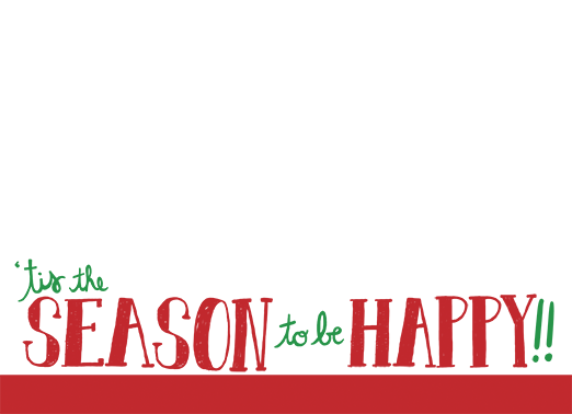Tis the Season to be Happy Christmas Ecard Cover