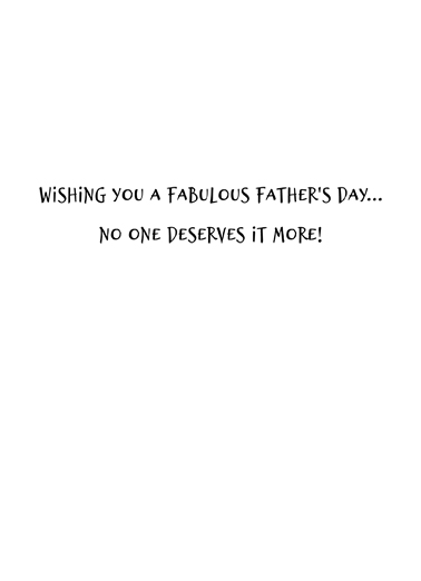 To A Great Dad From Son Ecard Inside