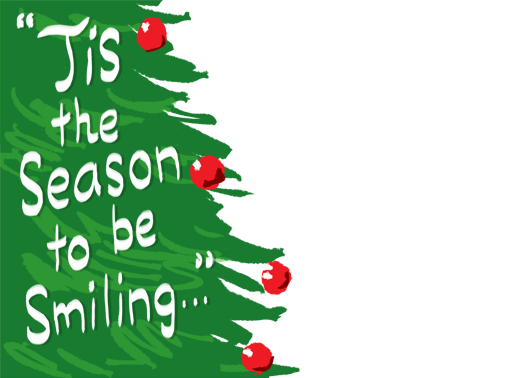 To Be Smiling-horiz Christmas Ecard Cover