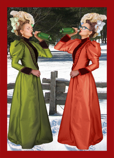 To Heck With Cocoa and Cookies Christmas Ecard Cover