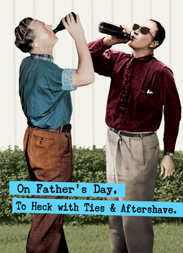 To Heck With Ties Quotes Ecard Cover