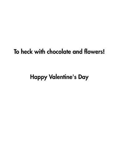 To Heck With Friendship Ecard Inside