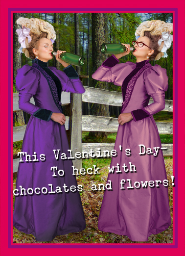 To Heck Valentine's Day Card Cover