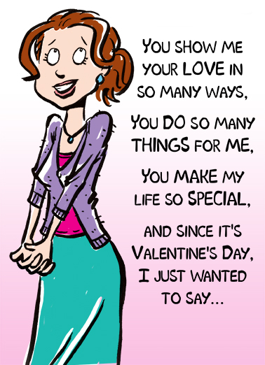 To Mine Valentine's Day Ecard Cover