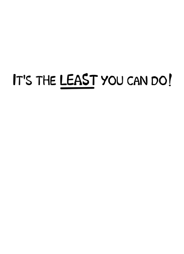 To Mine For Husband Ecard Inside