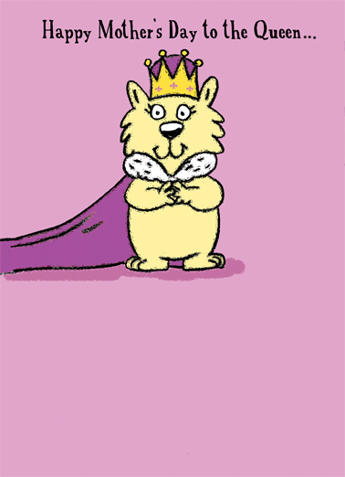 To the Queen Jokes Card Cover