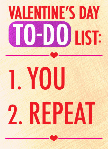 To-Do For Husband Ecard Cover