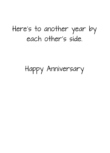 Toilet Friends Anniversary Ecard Inside