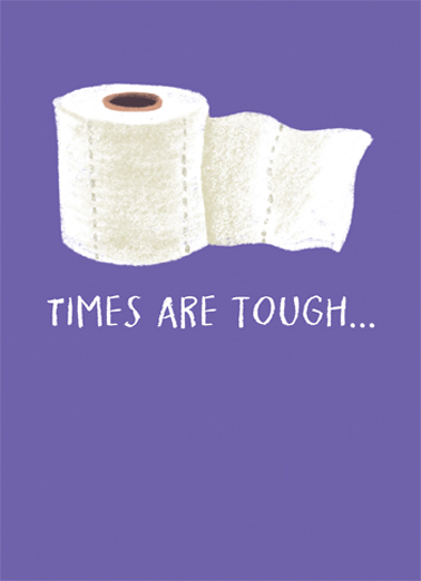 Toilet Paper Roll For Any Time Card Cover