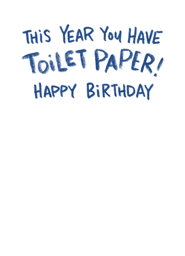 Toilet Paper this Year Coronavirus Ecard Inside