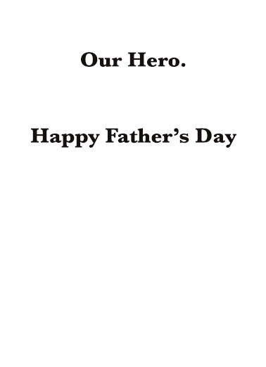 Toilet Warrior Father's Day Ecard Inside
