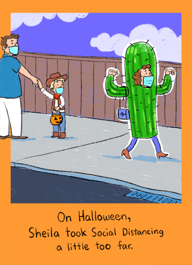 Too Far HAL Halloween Ecard Cover