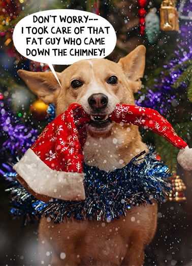 Took Care Christmas Ecard Cover