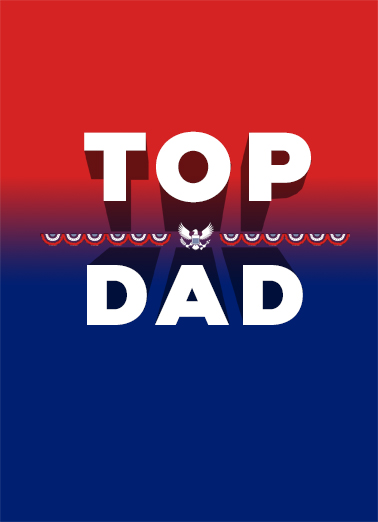 Top Dad  Card Cover