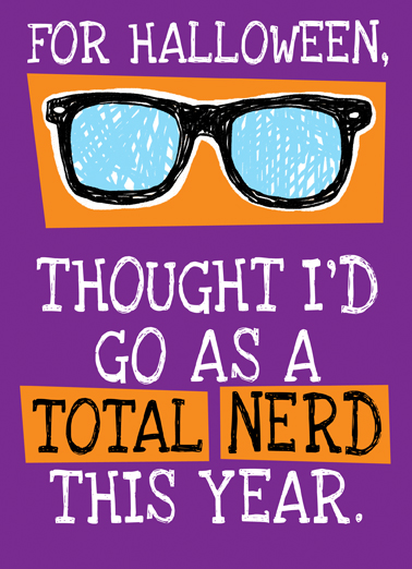 Total Nerd 5x7 greeting Card Cover