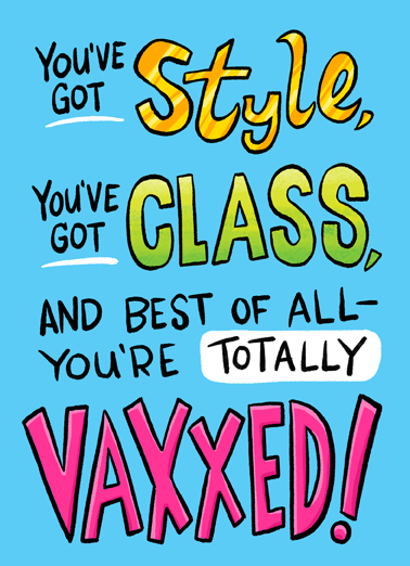Totally Vaxxed Coronavirus Ecard Cover
