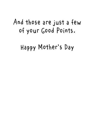 Totally Wonderful Mother's Day Ecard Inside