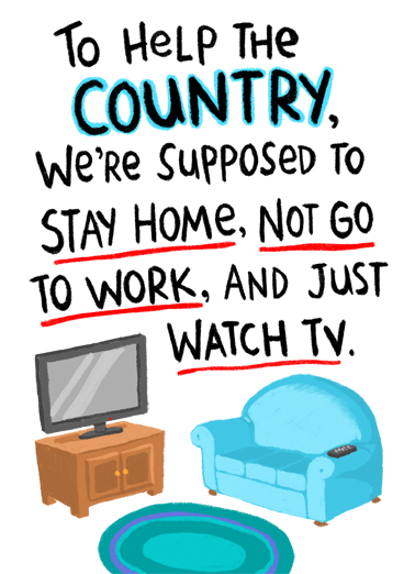 Tough Job  Ecard Cover