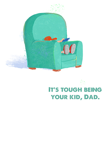 Tough Kid Father's Day Ecard Cover