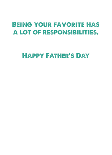 Tough Kid Father's Day Ecard Inside