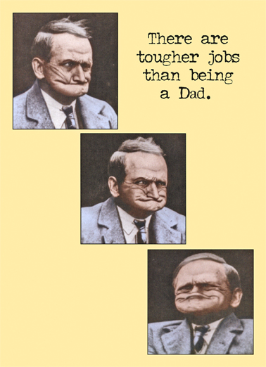 Tougher Jobs Father's Day Ecard Cover