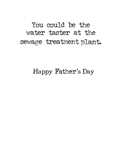 Tougher Jobs Father's Day Ecard Inside