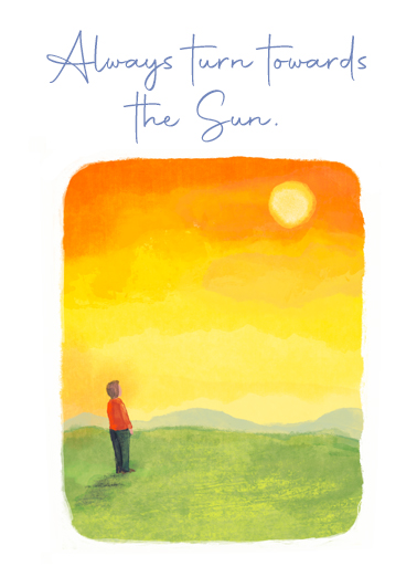 Towards Sun For Any Time Card Cover