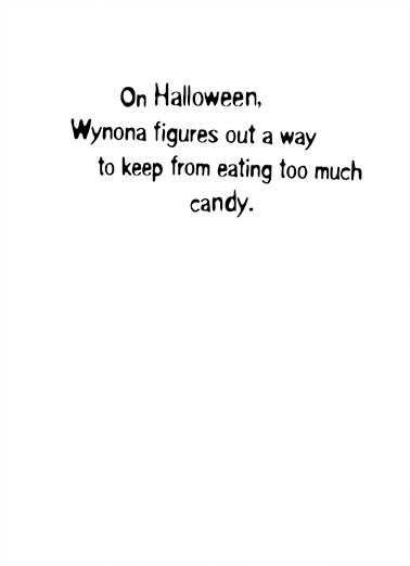 Trick or Drink 5x7 greeting Ecard Inside