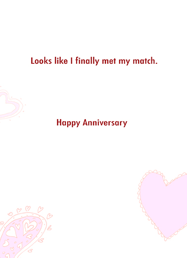 True Love Is Anniversary Boyfriend Card Inside